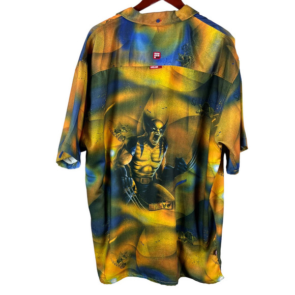 Ecko Unltd. Other - Ecko Unltd Button Up Shirt Polo Marvel Comic Wolverine Size 2XL
